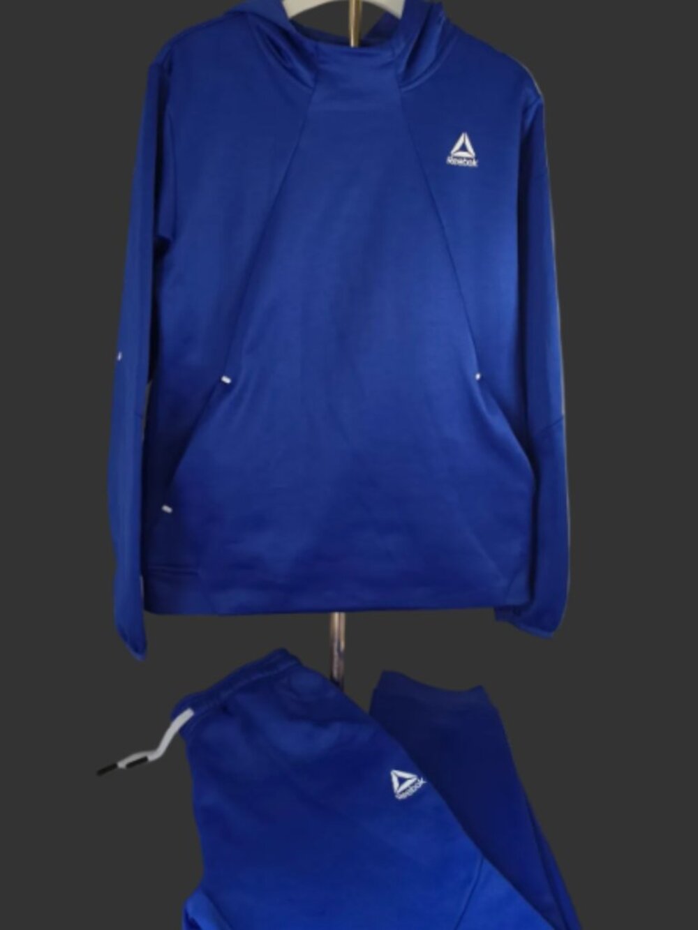 Reebok Kids XL 14/16 Blue Hoodie & Jogger Tracksuit Set